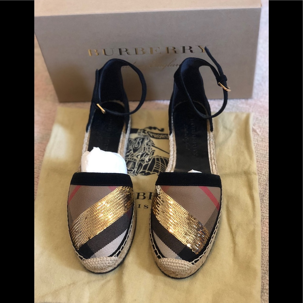 Burberry Abbington sequin espadrilles